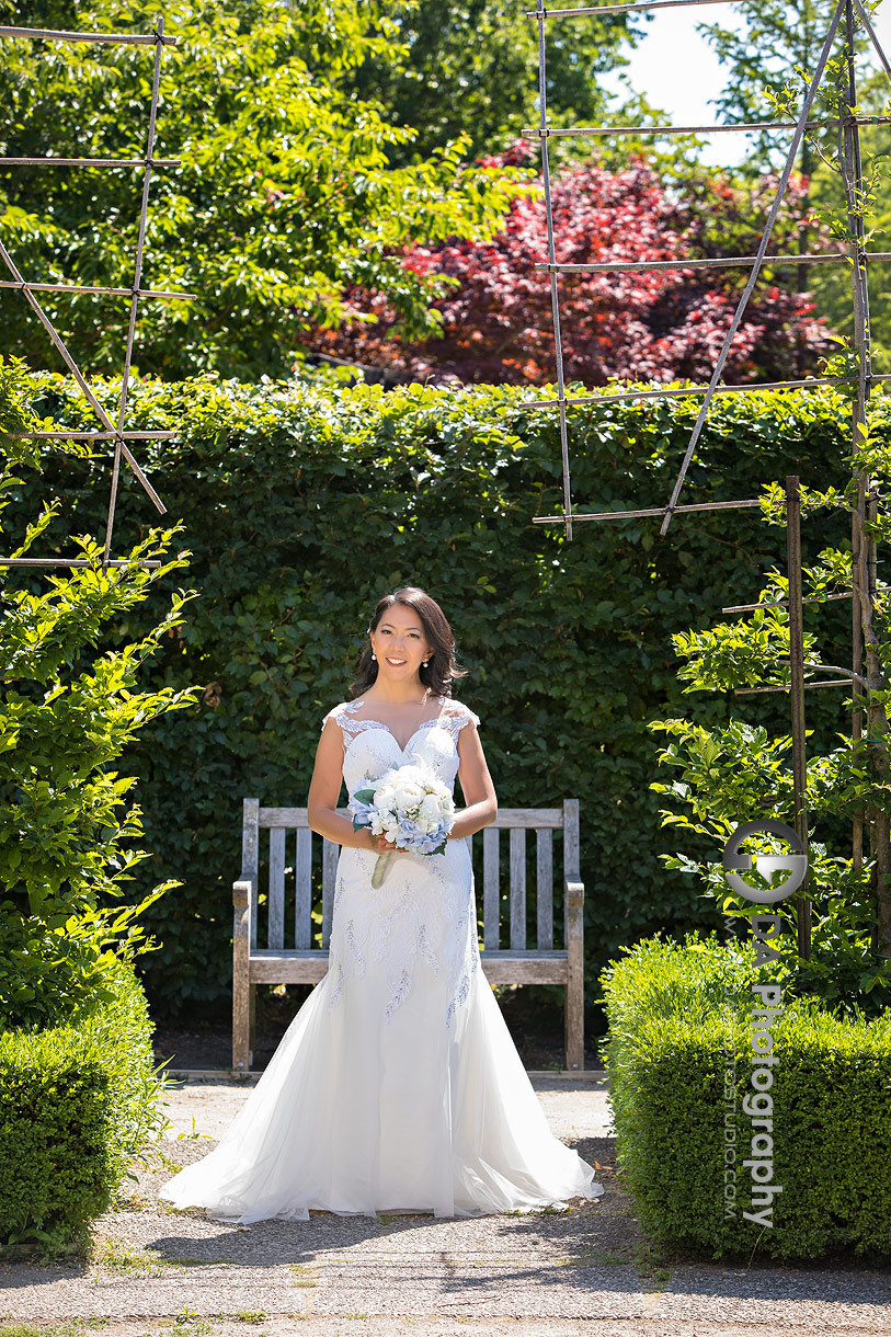 Bride at University of Guelph Arboretum