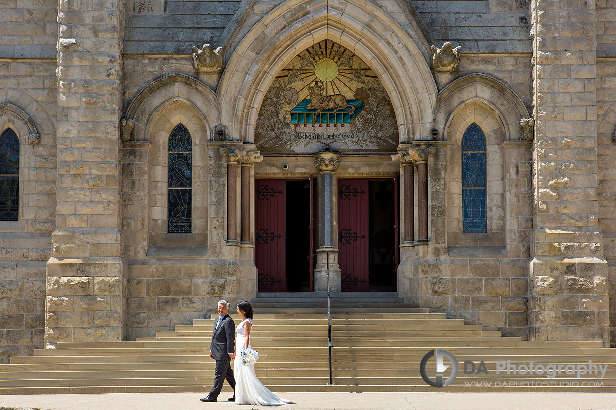 Basilica of Our Lady of the Immaculate in Guelph wedding photo