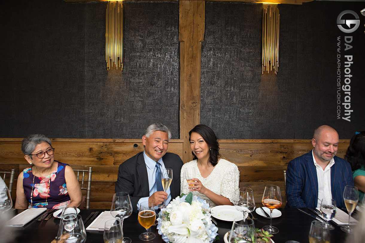 Bride and Groom at Elora Mill