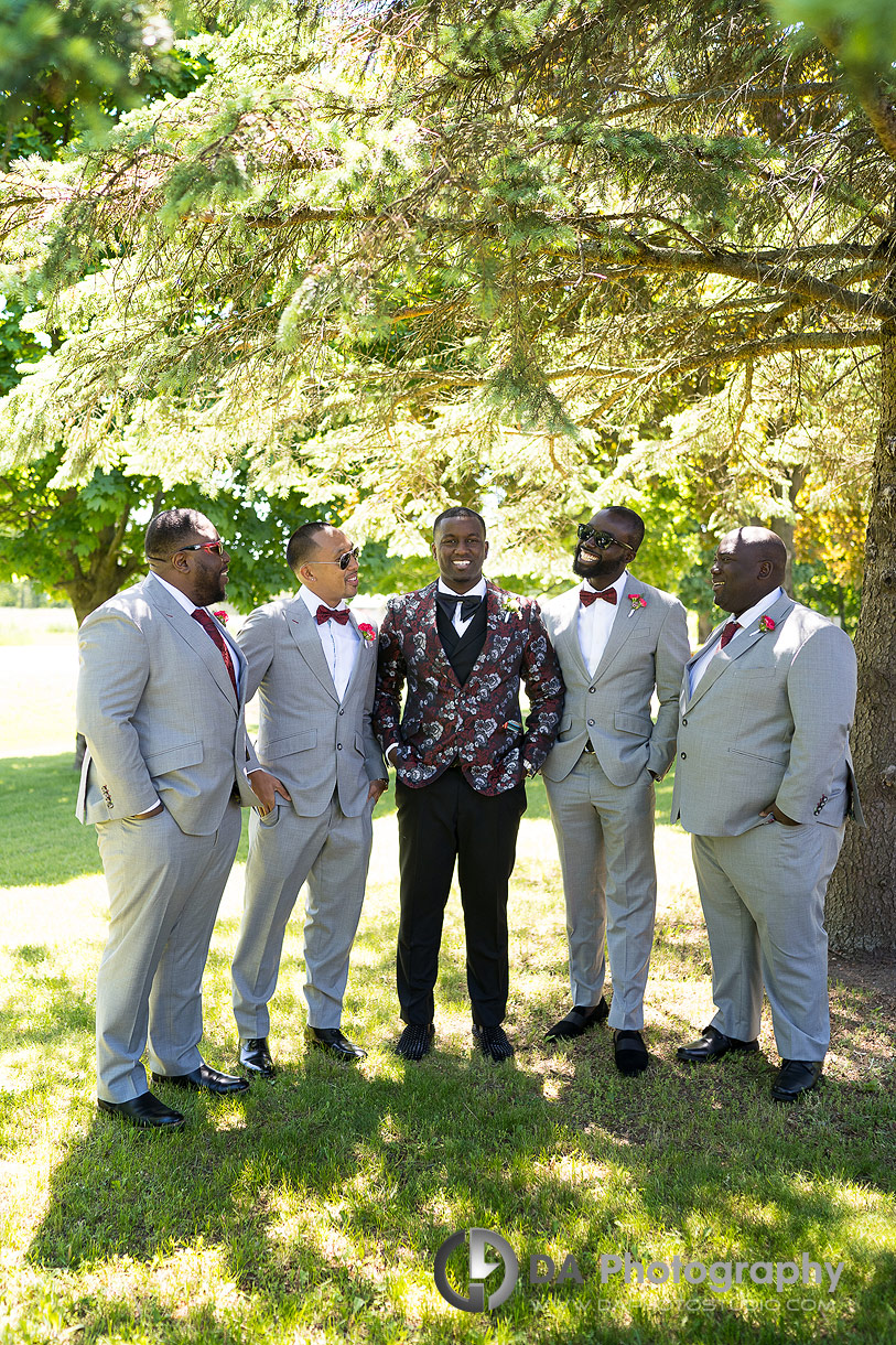 Groomsman at Parkwood Estate