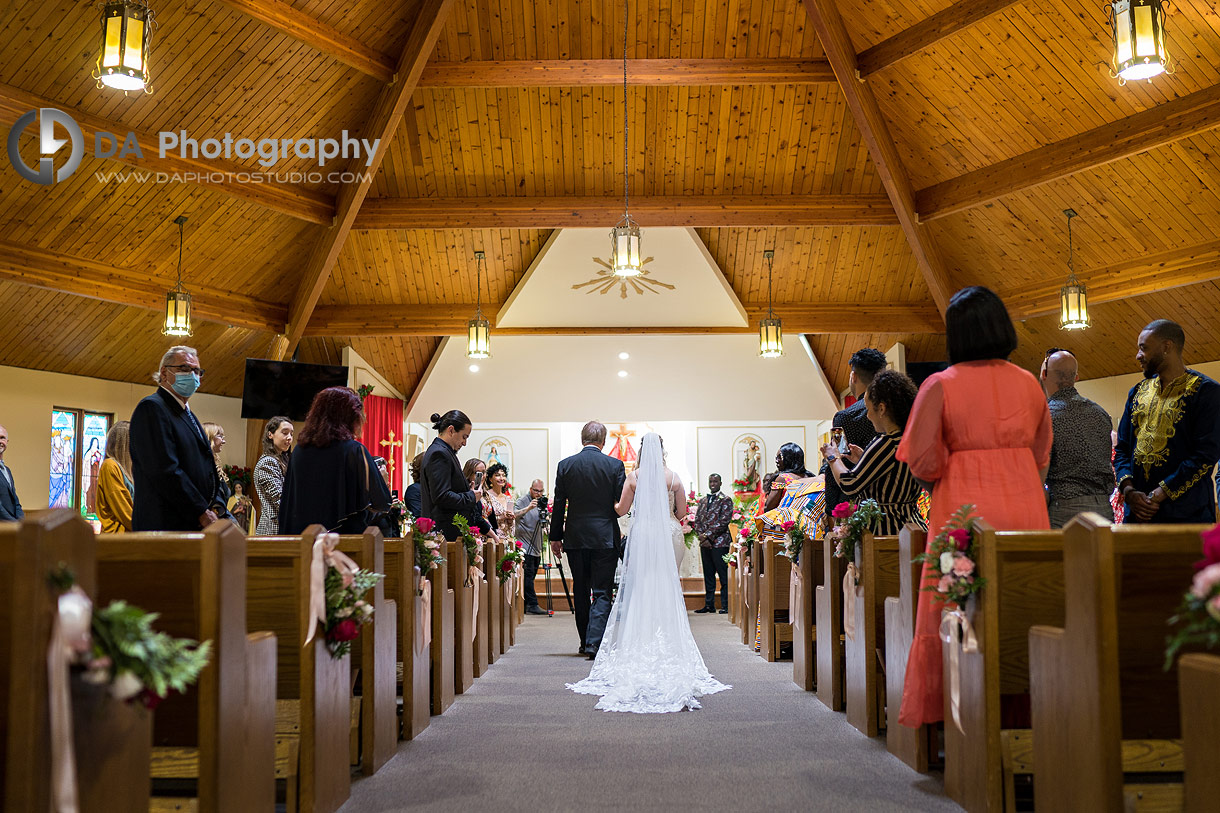 Wedding Ceremony at St. Therese Catholic Parish in Courtice