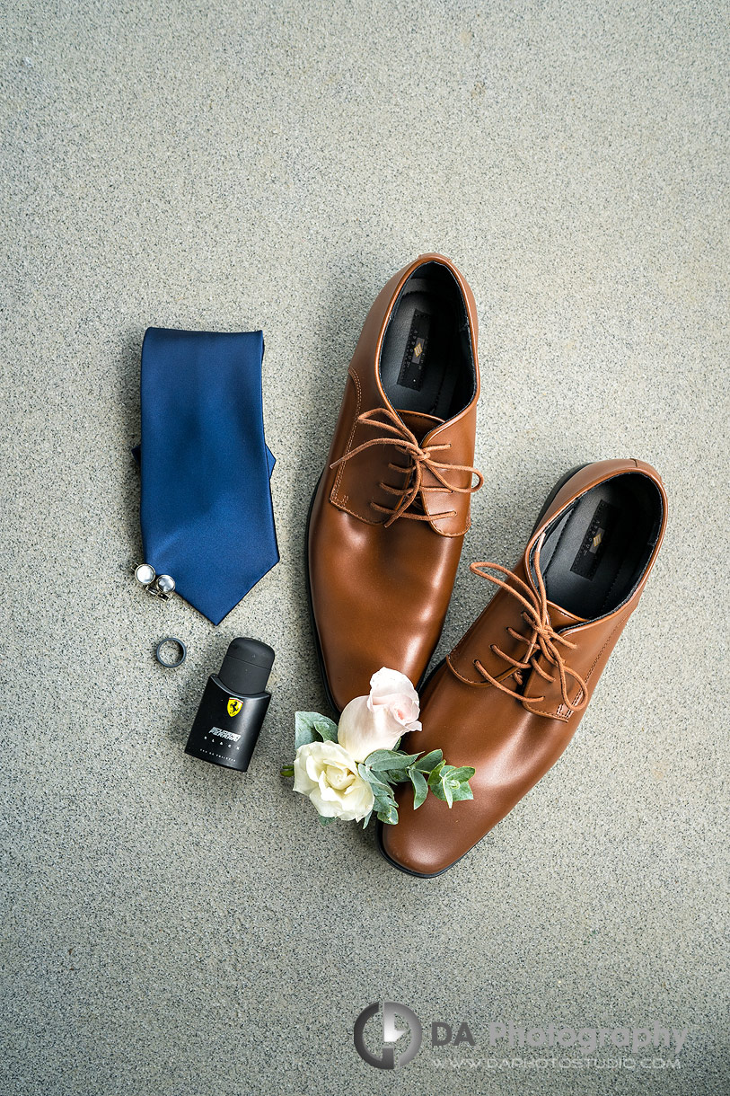 Grooms wedding details at the Charles Hotel