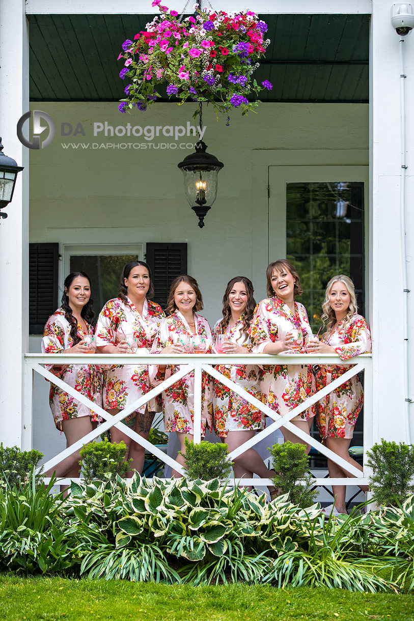 Bridesmaids at the Charles Hotel in Niagara on the Lake