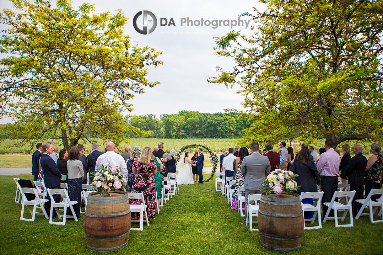 Chateau des Charmes Wedding Ceremony