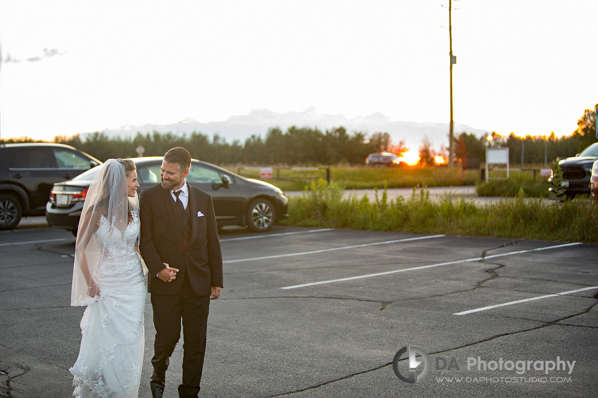 Sunset Wedding Pictures in Cambridge