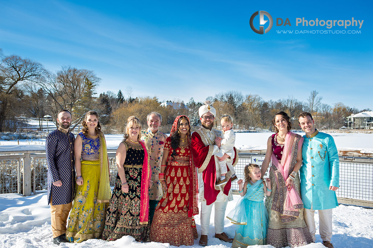 Bridesmaid Dresses at Hazelton Manor winter wedding