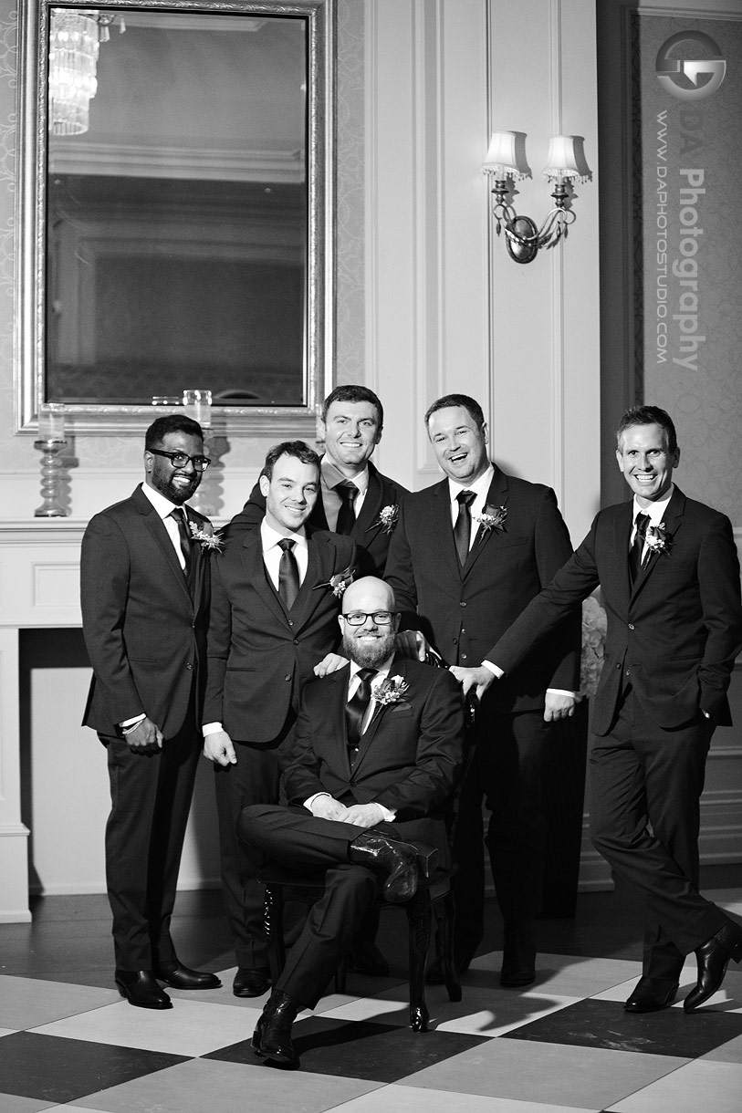 Groomsman at Hazelton Manor