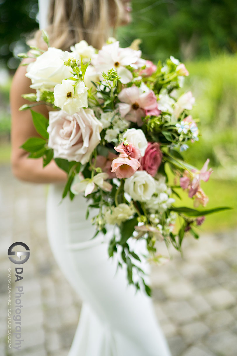 Photo of wedding bouquet at Millcroft Inn and Spa in Alton
