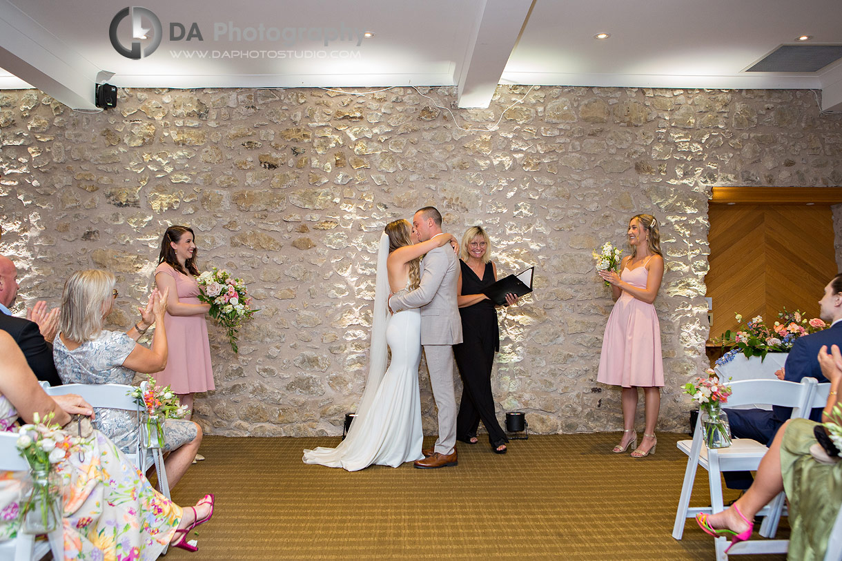 Wedding Ceremony at Millcroft Inn and Spa in Alton