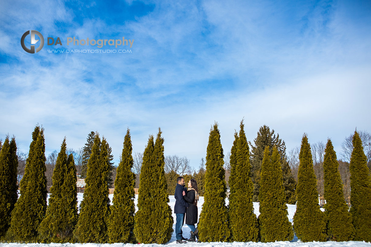 Orangeville Winter Engagement Photographer