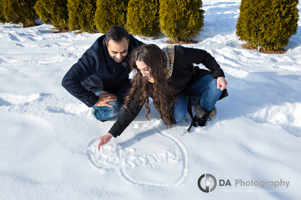 Winter Engagement in Orangeville