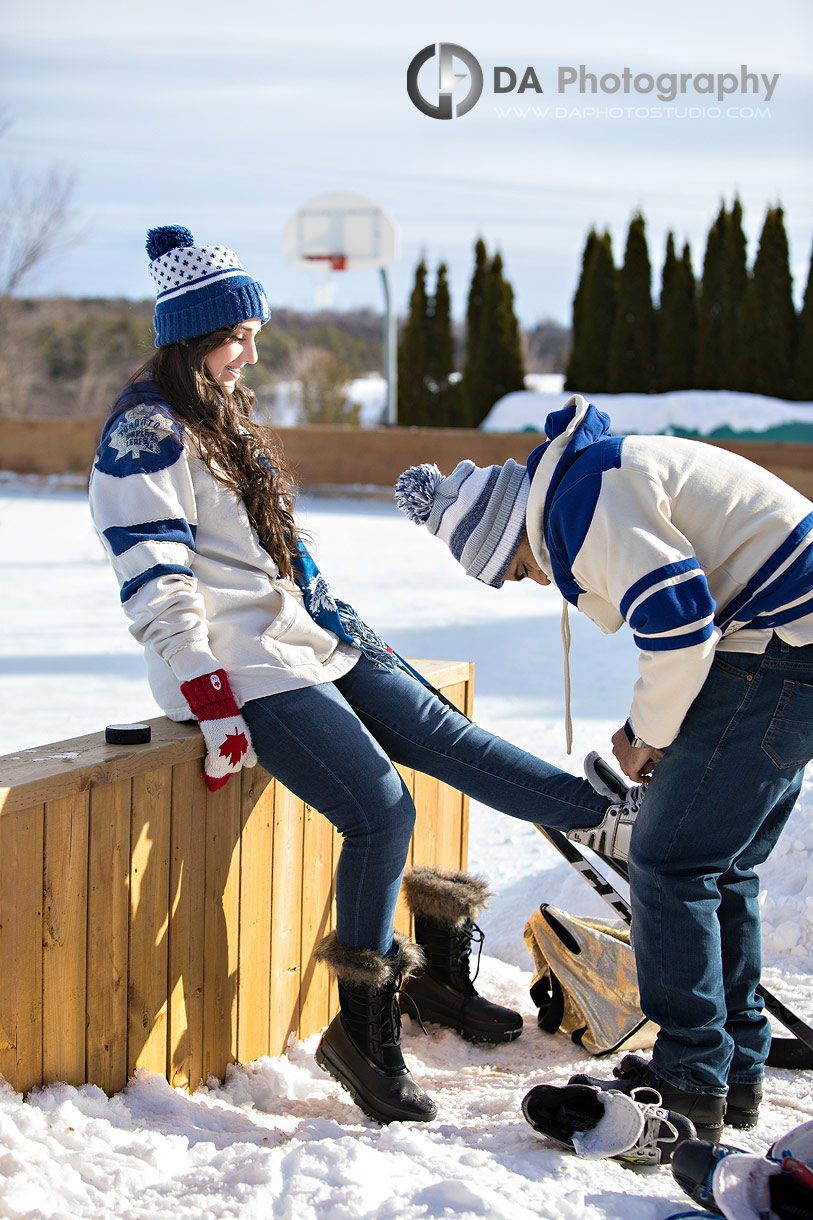 Engagement Photographs in Orangeville