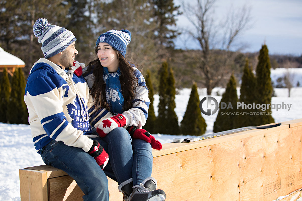 Winter Engagements in Orangeville