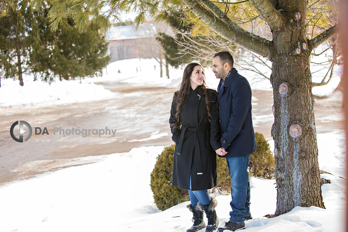 Winter Engagement Photos at Mono