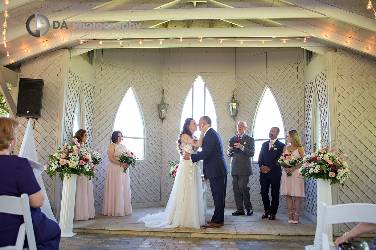 Wedding Ceremony in the chapel at Waterstone Estates and Farms