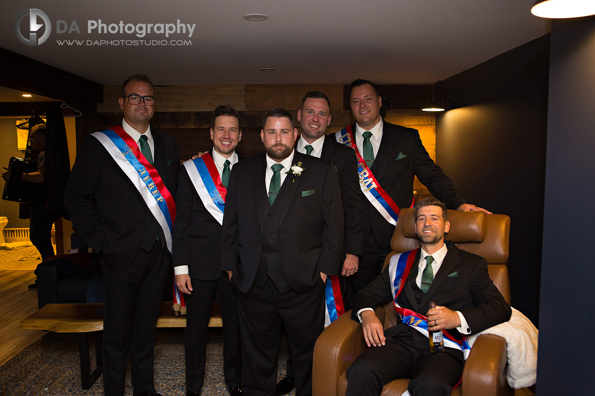 Groomsman's on a Serbian Wedding