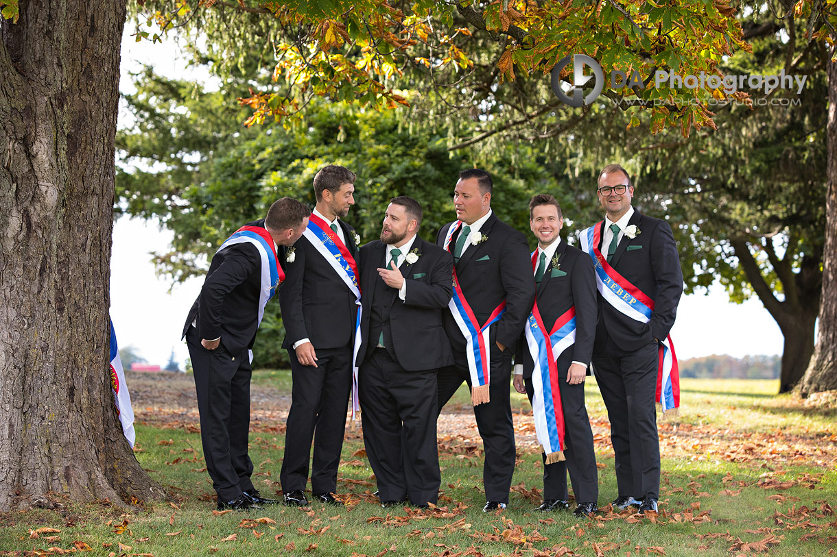 Groomsman at Sue-Ann Staff Estate Winery