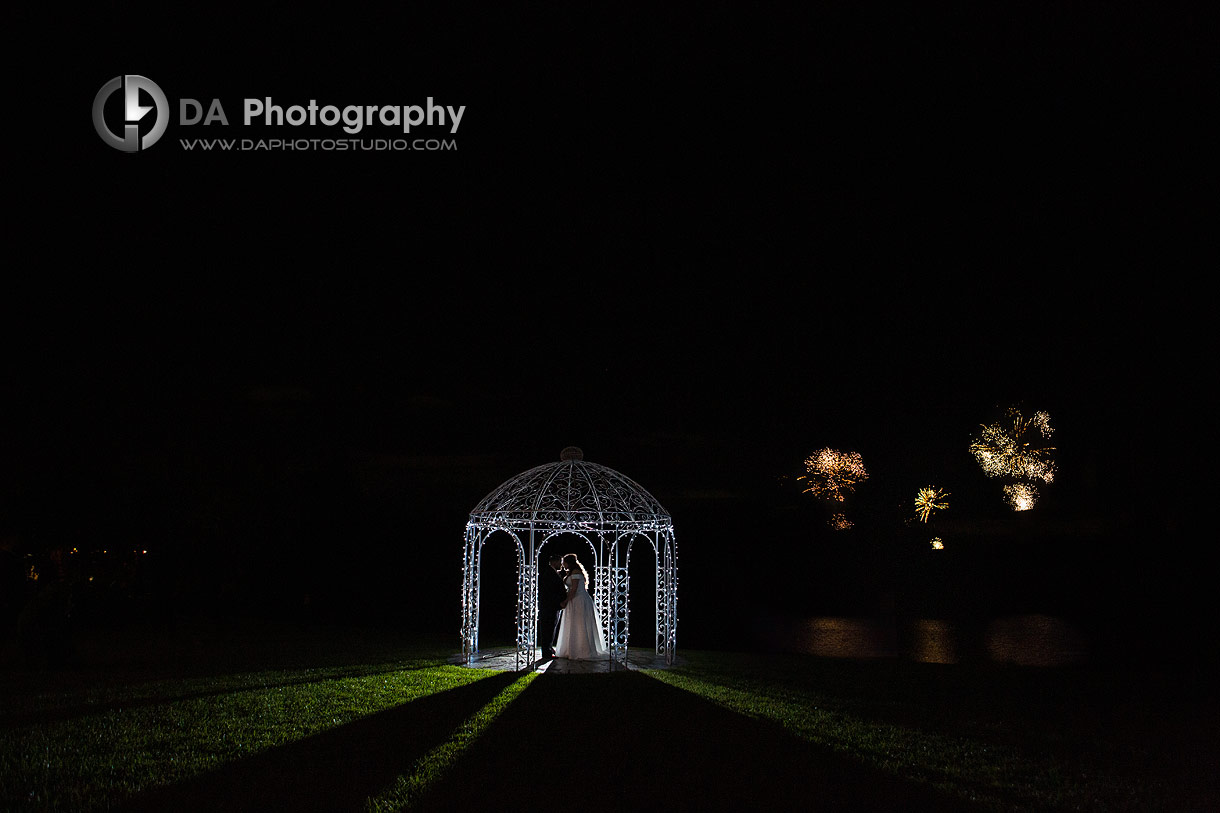 Fireworks at Sue-Ann Staff Estate Winery wedding