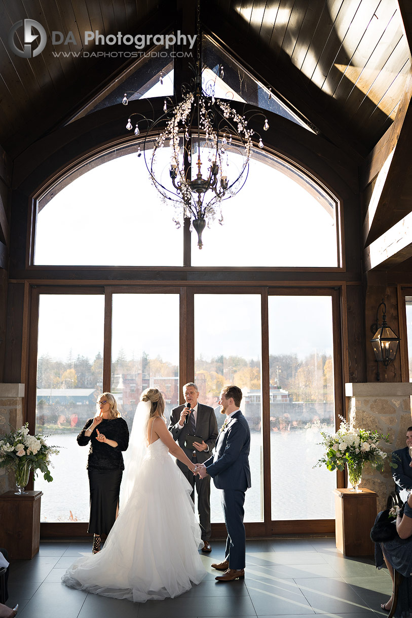 Wedding Ceremony at Cambridge Mill