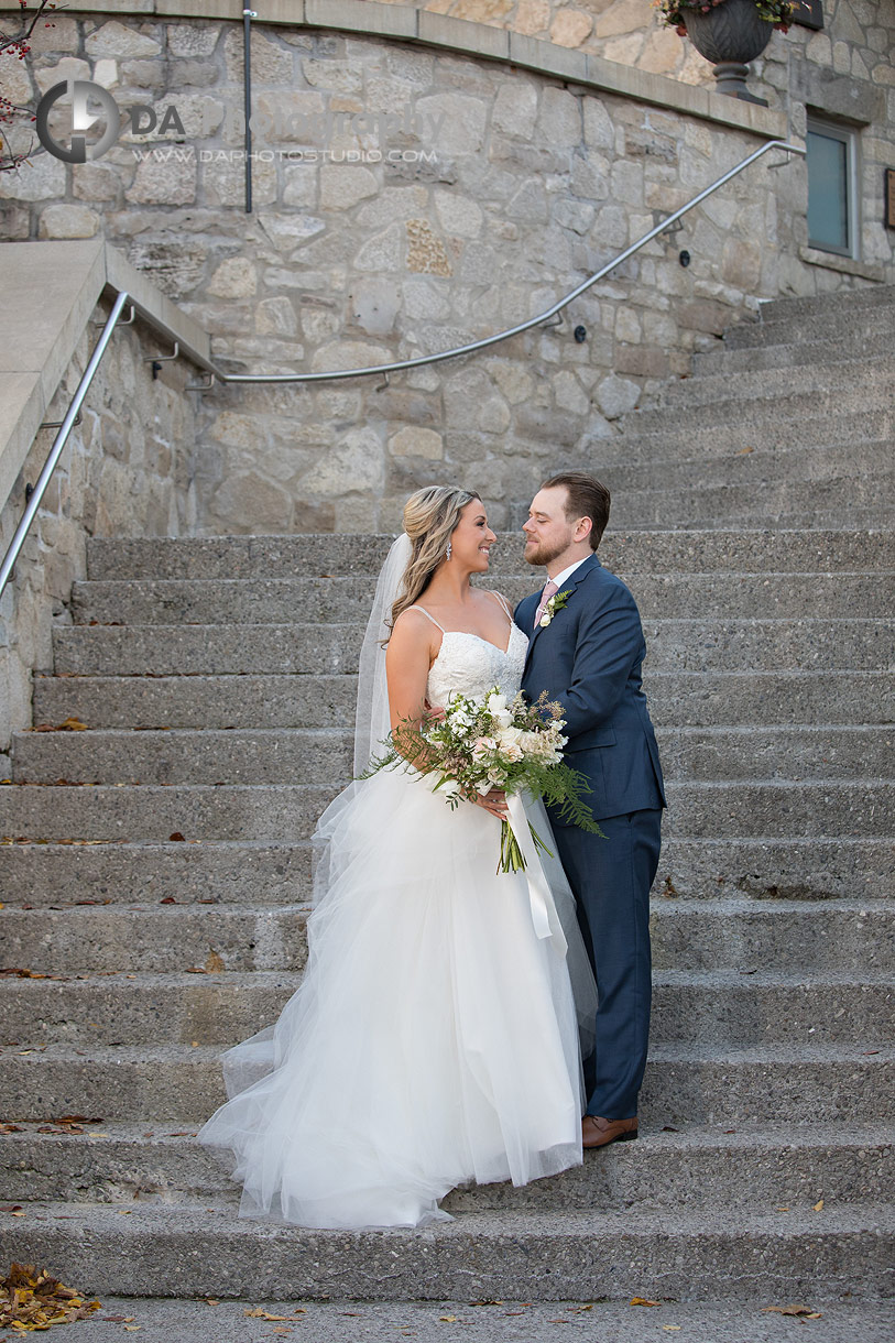 Bride and Groom at Cambridge Mill