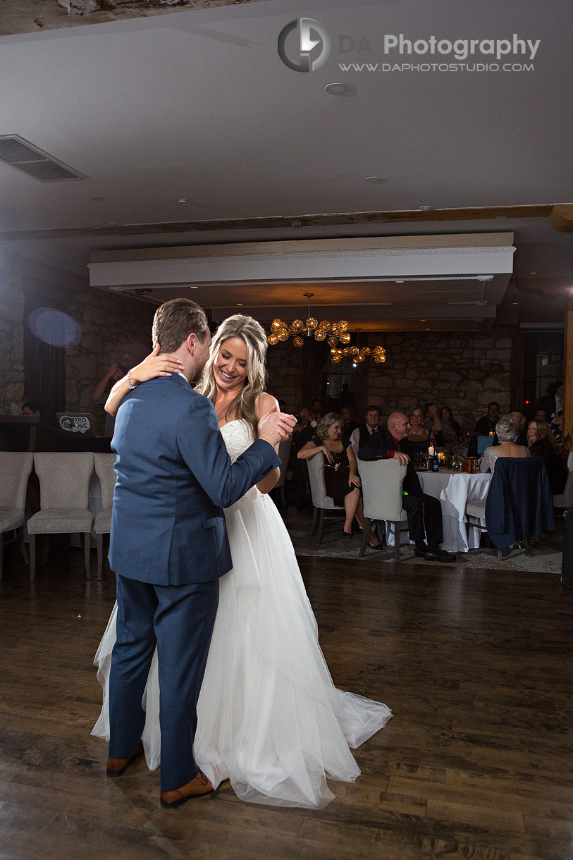 Bride and Groom at a Wedding Receptions