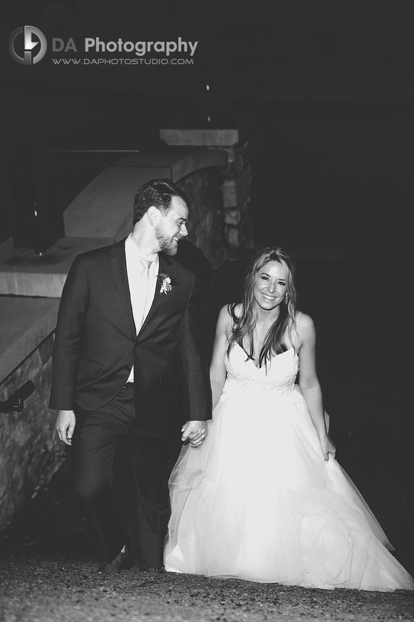 Bride and Groom Photographs at night