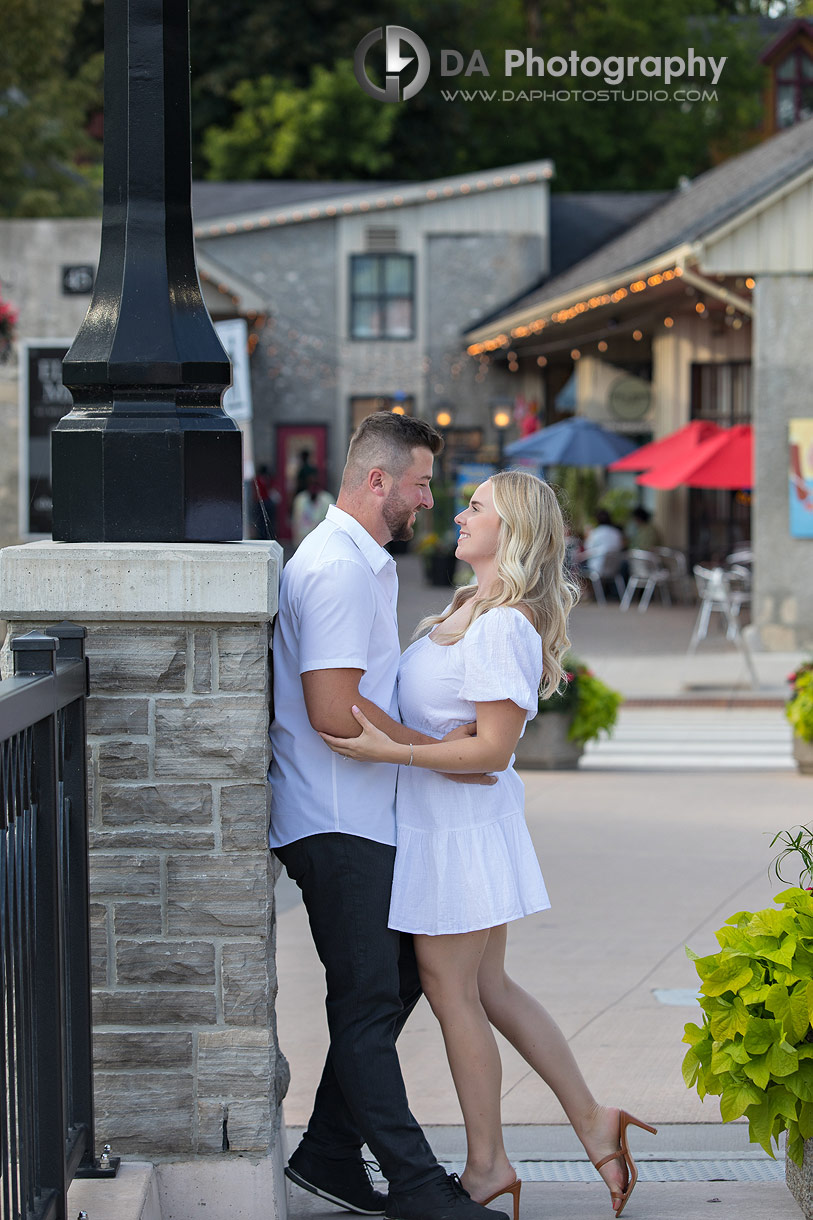 Intimate engagement photography in Elora