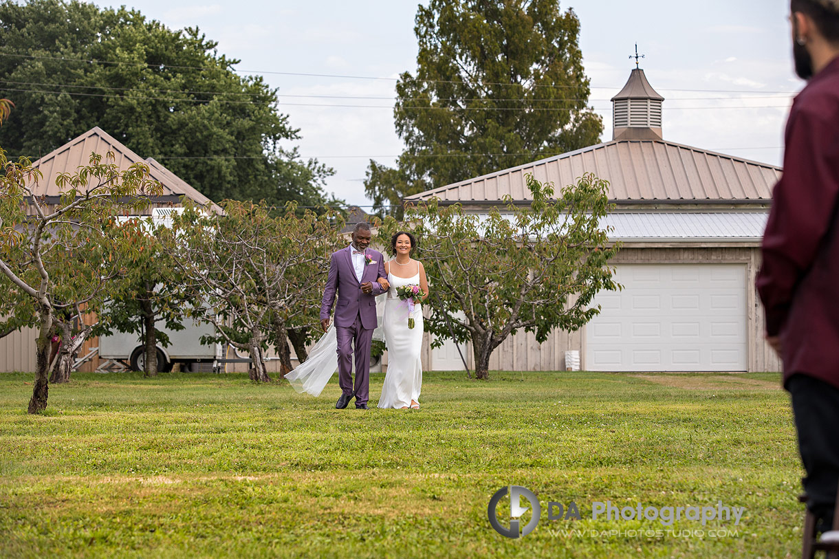 Outdoor Wedding at Peach Orchard