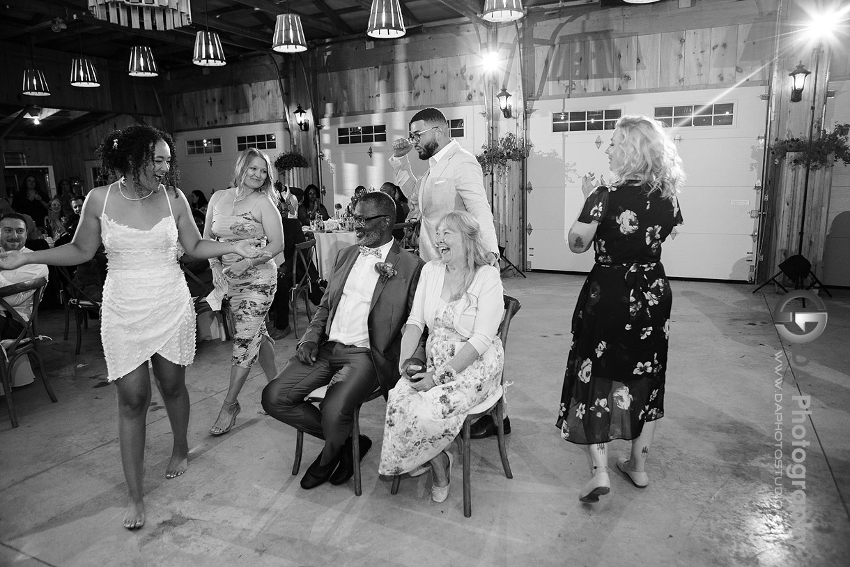 Wedding Reception at Peach Orchard in Niagara