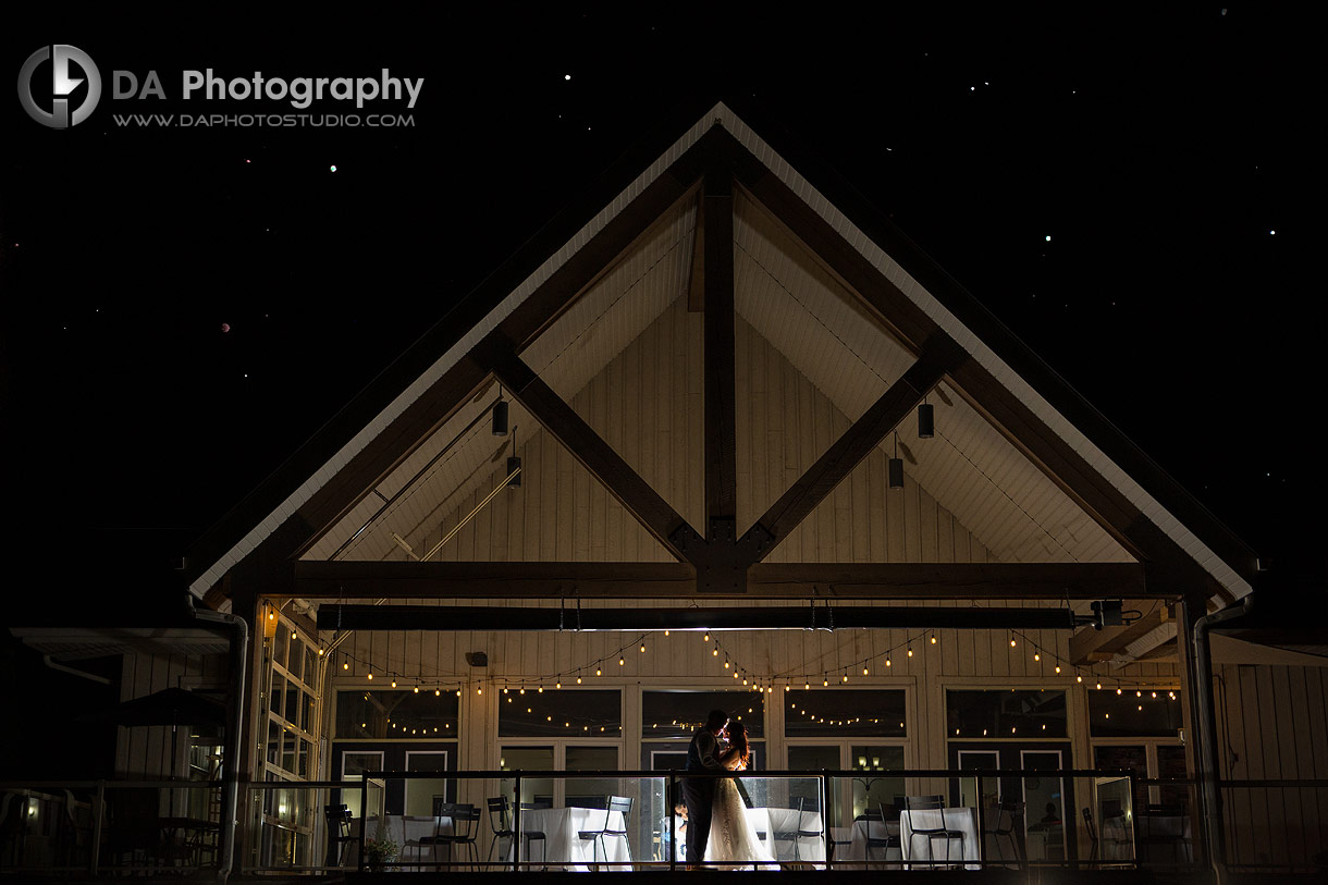 Wedding Photos at night at Tangle Creek in Thornton