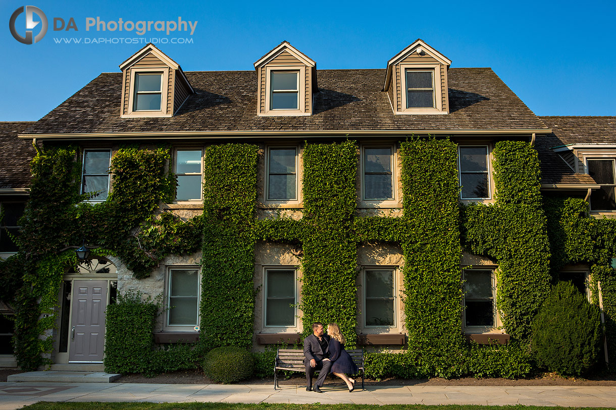 Niagara Botanical Gardens Engagement at Golden Hour