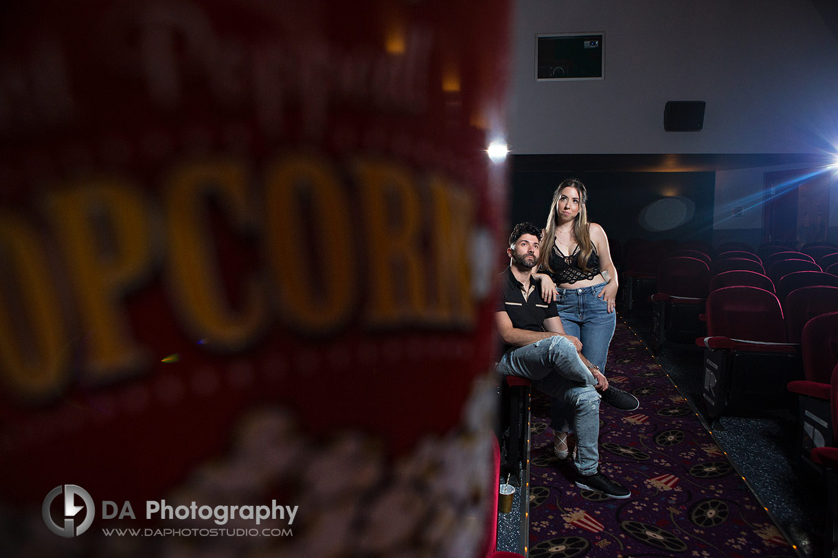 Top engagement photographer for Movie Theatre