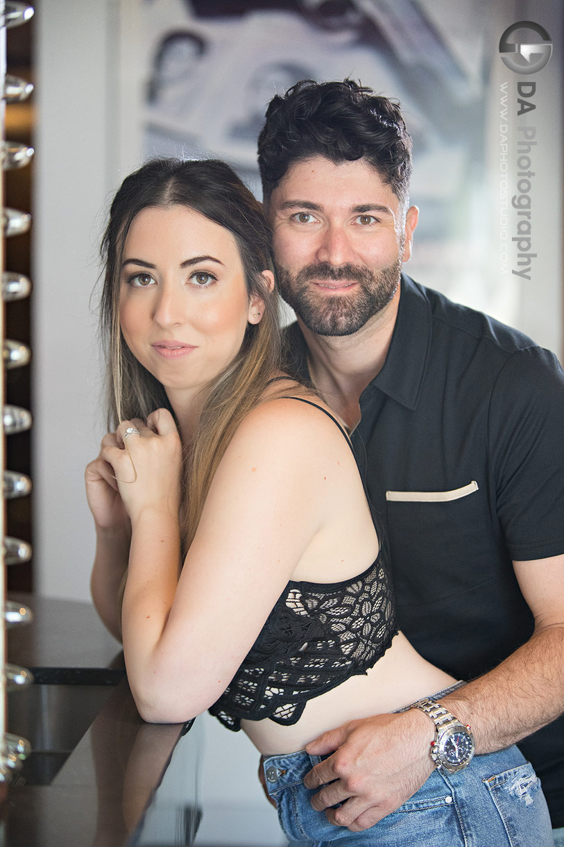 Best engagement photographer at Movie Theatre