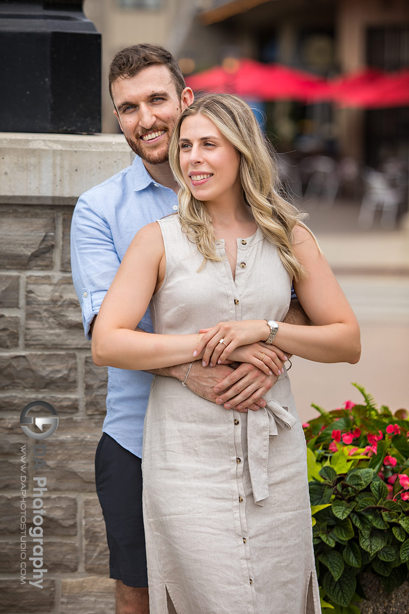 Intimate engagement photography in Elora