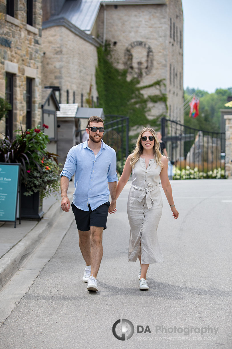 Elora Mill engagement photography