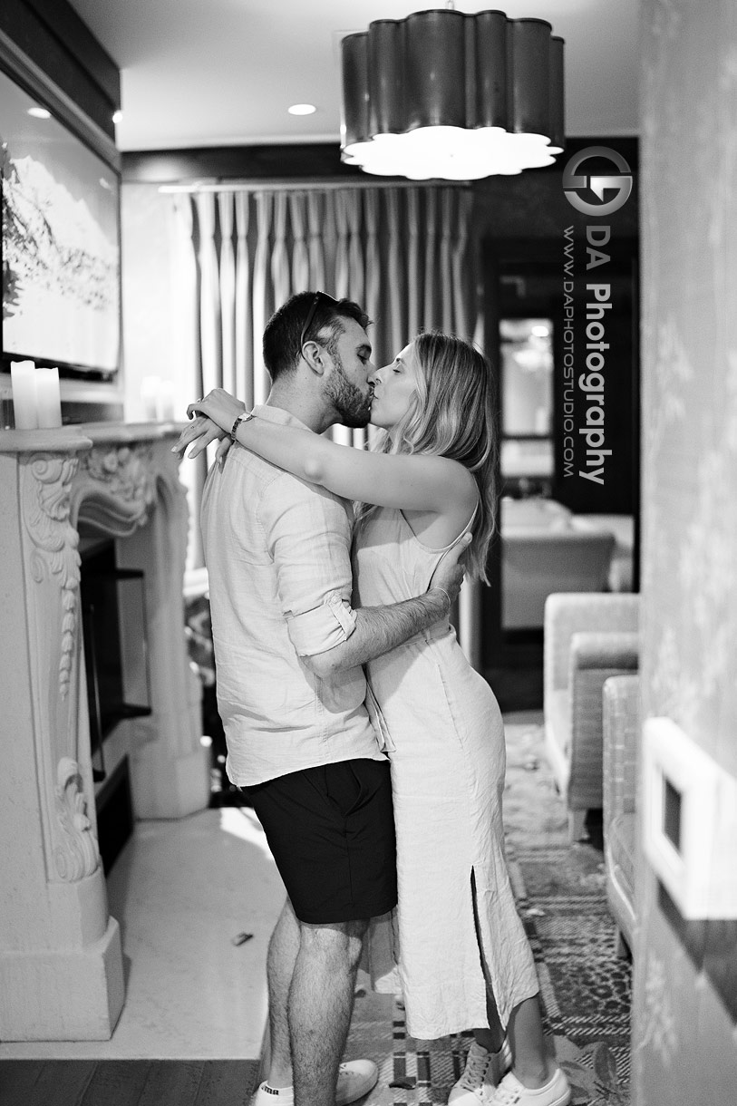 Intimate engagement photo