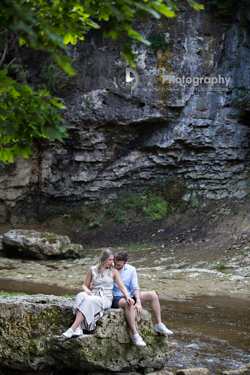 Engagement photos at Elora Gorge