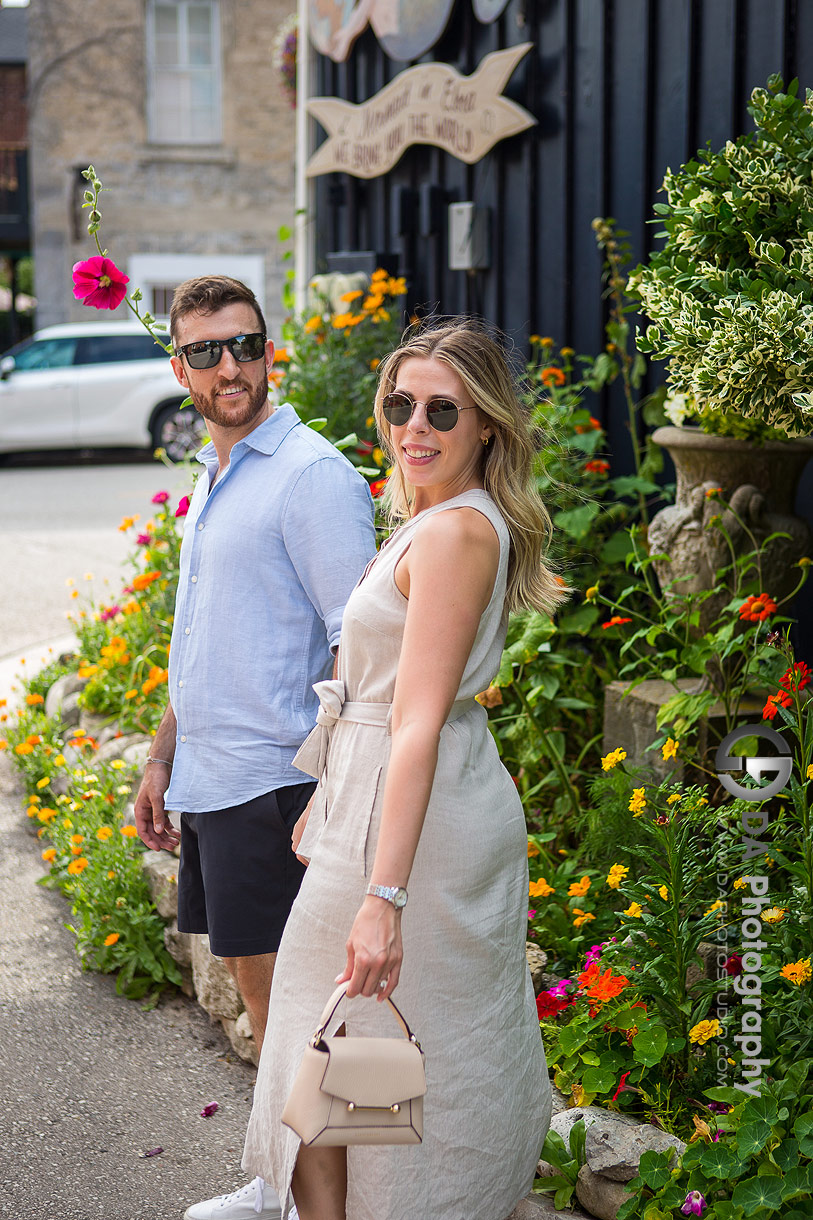 Engagement photography in Elora