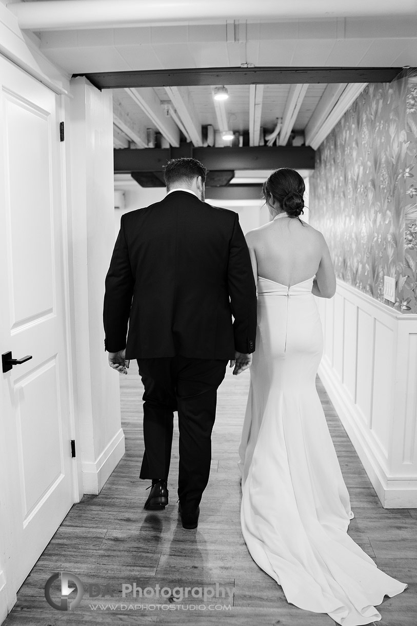 Bride and Groom in St. Jacobs