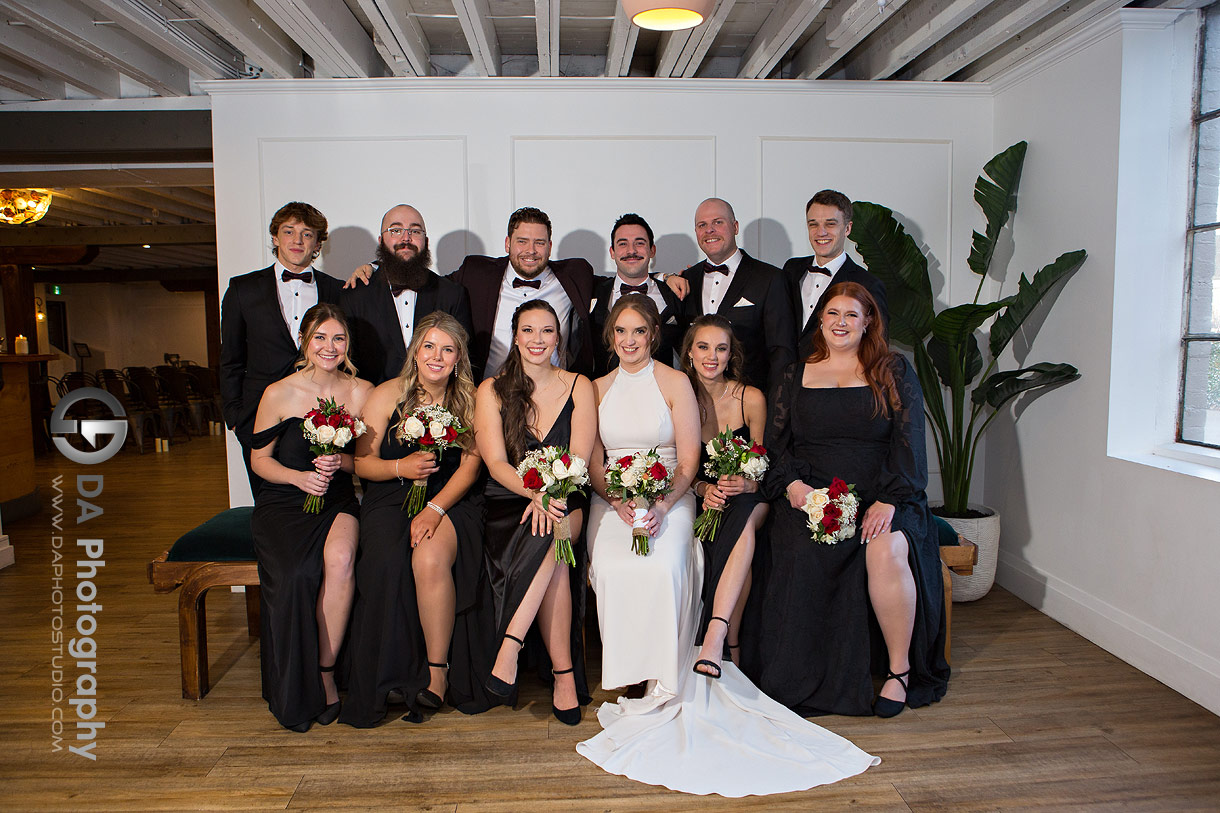 Bridal Party at The Timber Barn