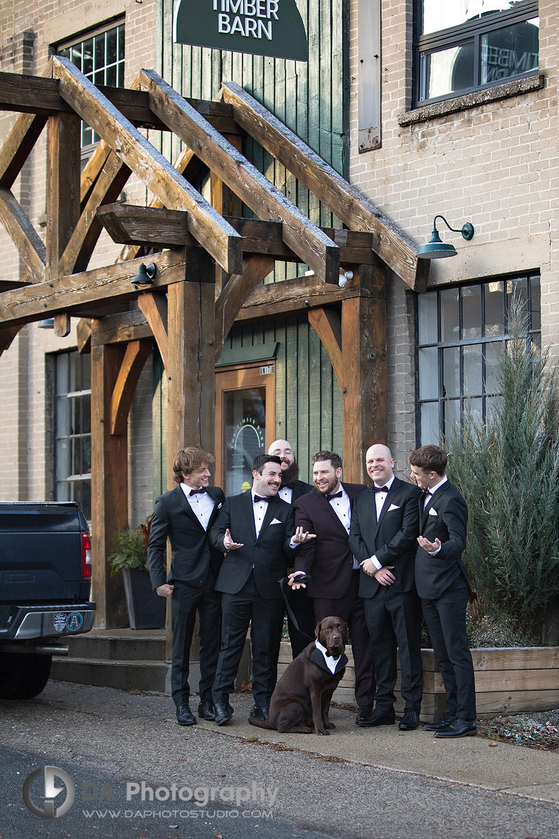 Groomsman at Timber Barn