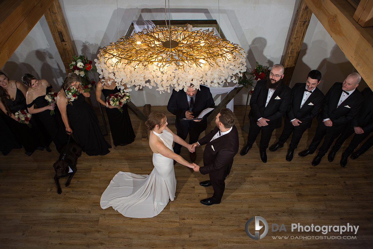 Wedding Ceremony at Timber Barn