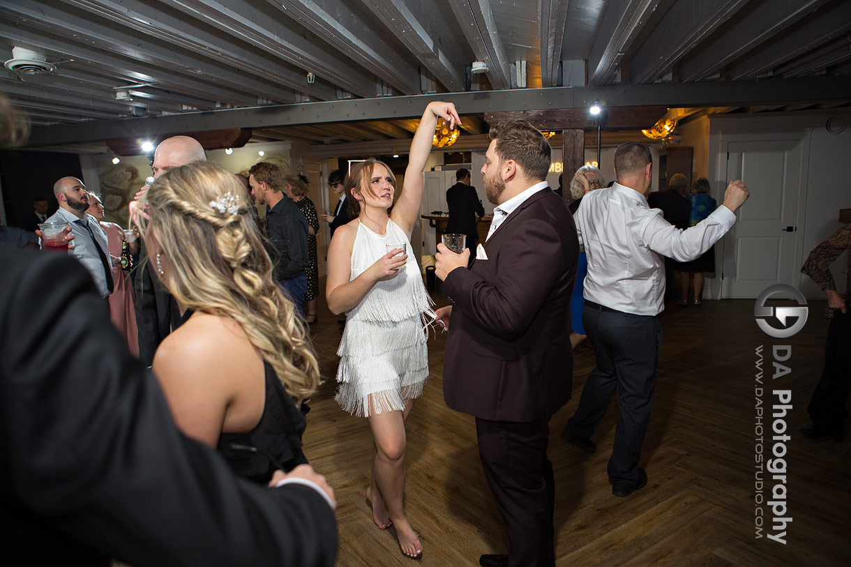 Photograph of dancing at Timber Barn