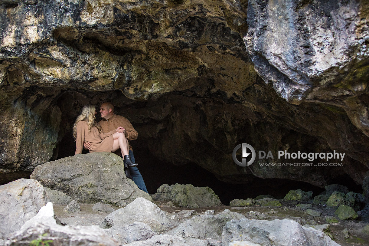 Rockwood Conservation Area intimate engagement photos