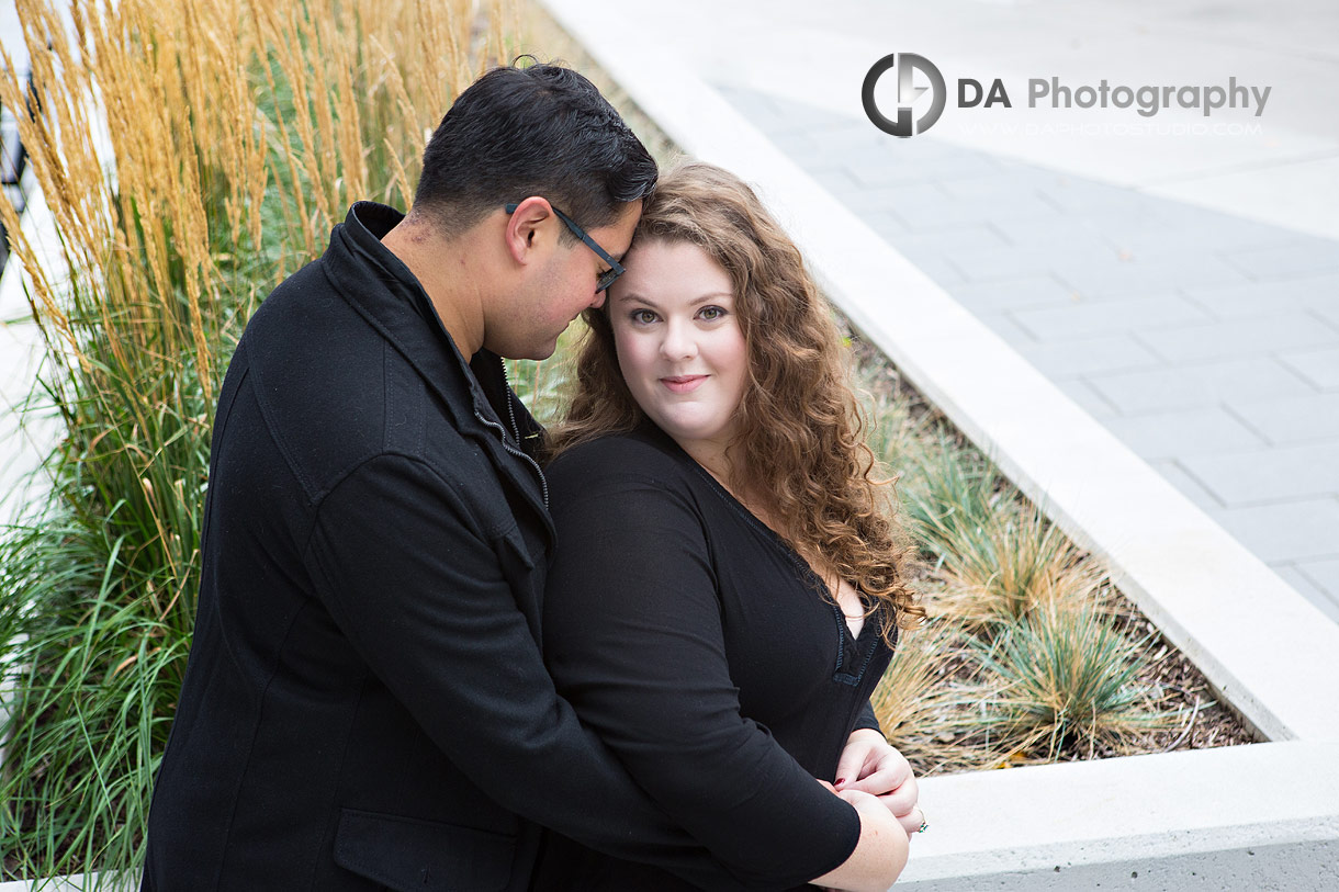 Intimate engagement photos in Toronto