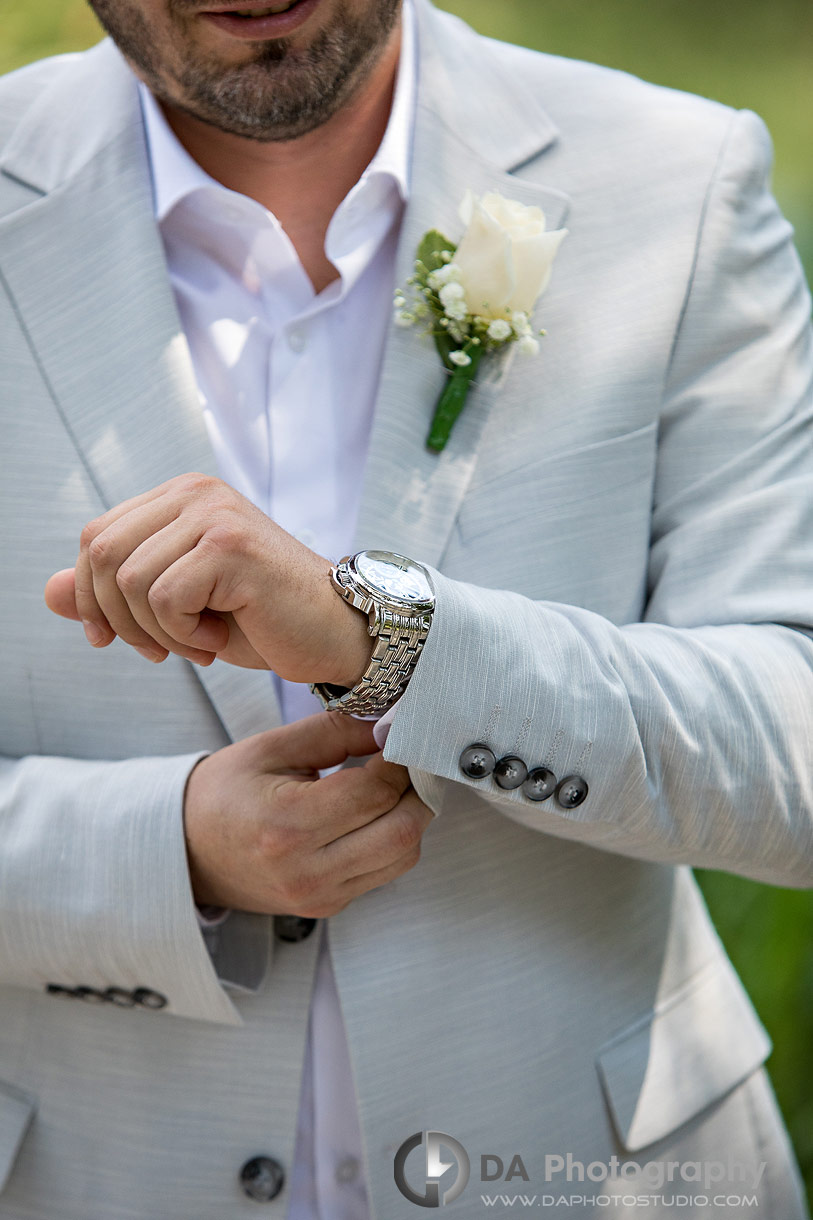 Groom at Kariya Park wedding