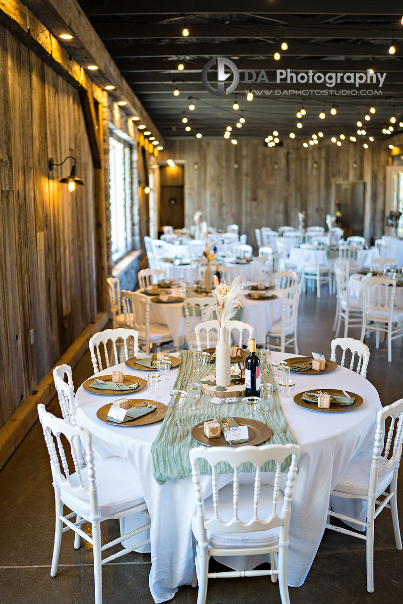 Reception at Troy Farms wedding
