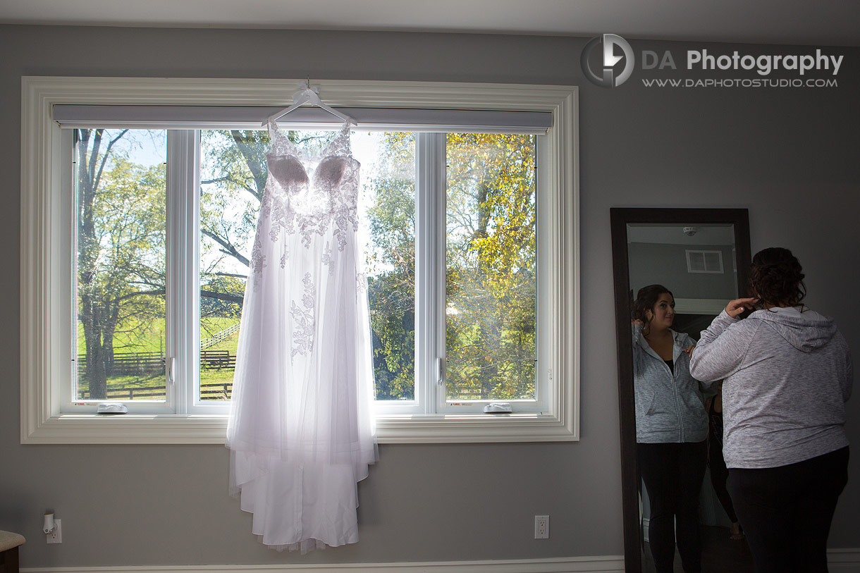 Wedding Dress at Troy Farms weddings