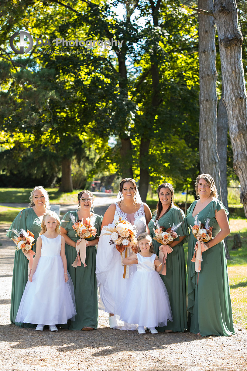 Bridesmaid Dresses at Troy Farms wedding