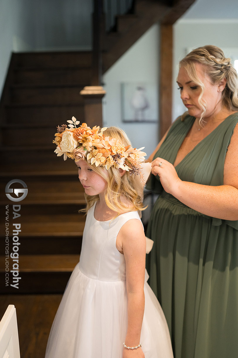 Flower girl with a Flower headband